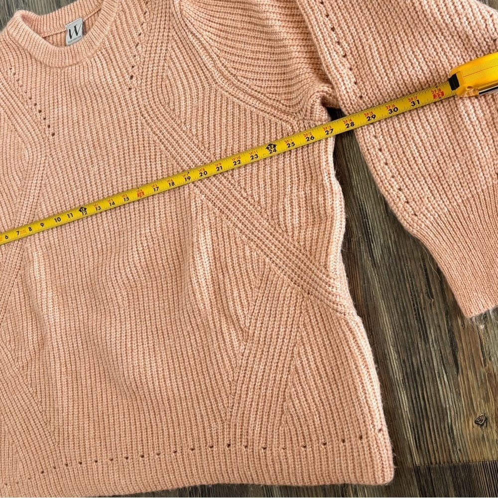 Worthington Pullover Knit Sweater Womens 3X Peach Soft Cozy - Picture 6 of 7